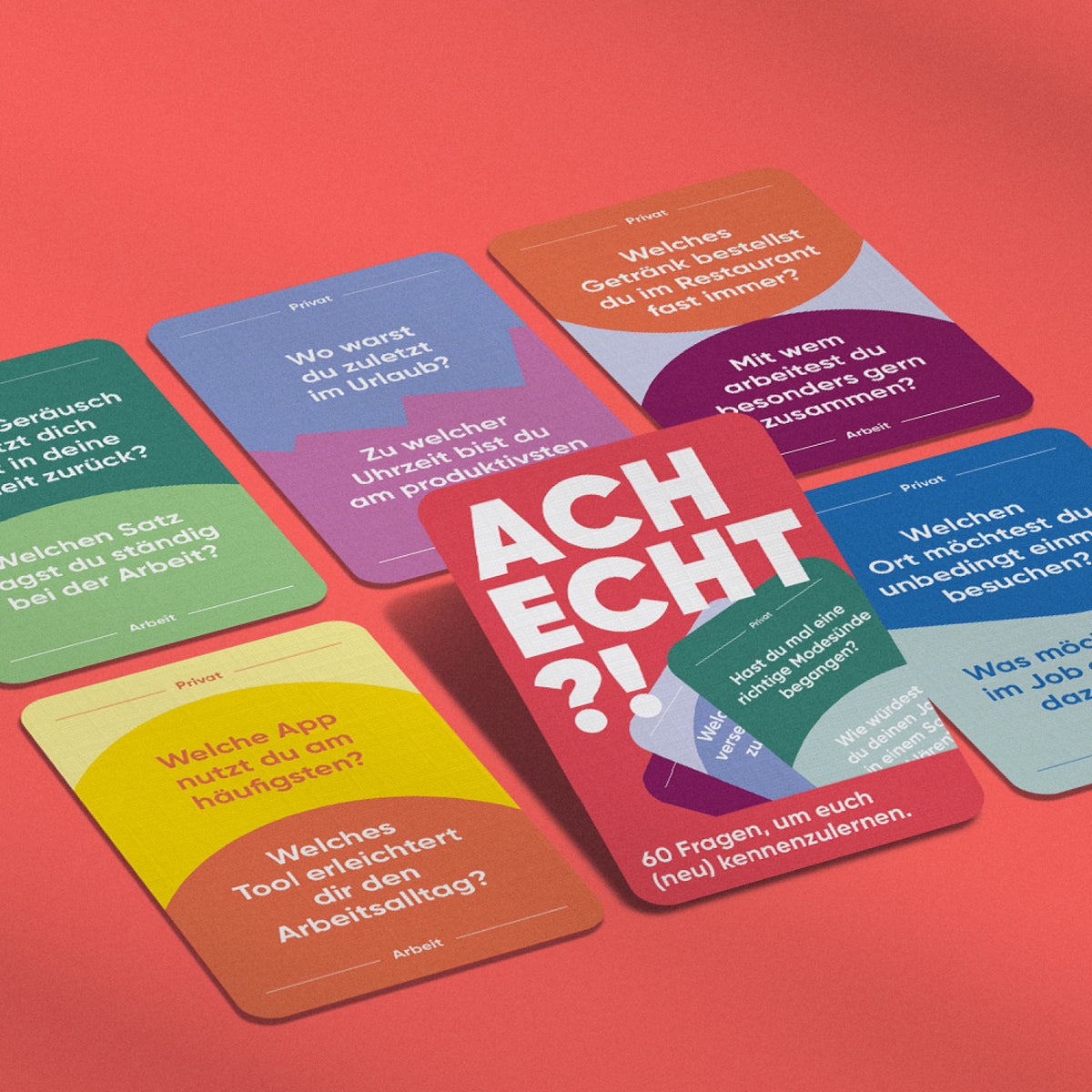 Ach echt?! Das Kartenspiel, mit dem du deine Kolleg:innen besser kennenlernst.